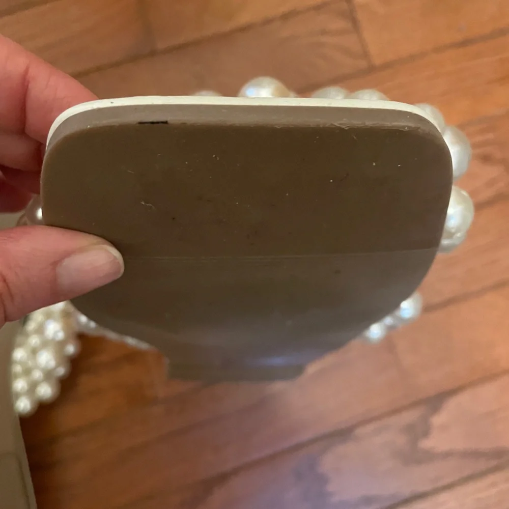 Steve Madden Duri Womens Embellished Imitation Pearl Slide Sandals - Picture 5 of 5